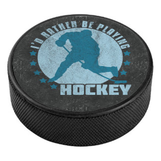 Palet De Hockey Je Préférerais Jouer À Hockey Puck