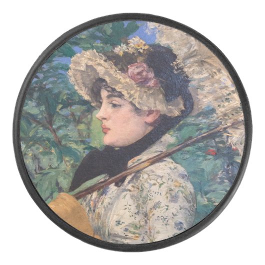 Palet De Hockey Jeanne (Printemps) Par Édouard Manet (Devant)