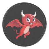 Palet De Hockey Joli diable volant de dessin animé (Devant)
