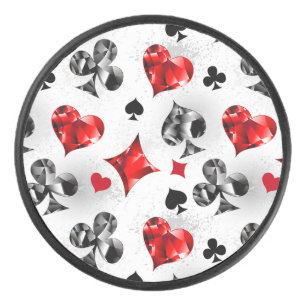 Palet De Hockey Joueur de poker Joueur de cartes de jouer costumes