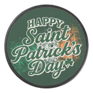 Palet De Hockey Joyeuse Saint Patrick vintage