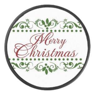 Palet De Hockey Joyeux Noël