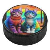 Palet De Hockey Jumeaux de chats Art numérique-56467 (3/4/2016 12:00:00 AM)