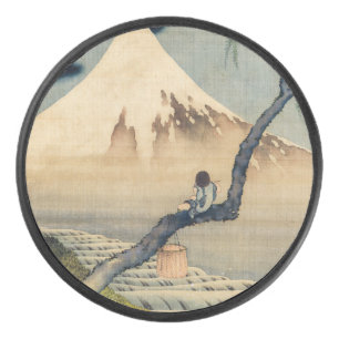 Palet De Hockey Katsushika Hokusai - Garçon regardant le Mont Fuji