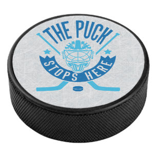 Palet De Hockey Le Camion Stoppe Ici Le Jockey Goalie Puck