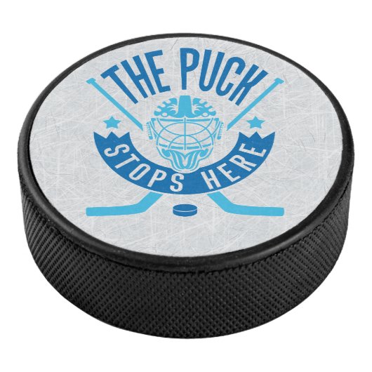 Palet De Hockey Le Camion Stoppe Ici Le Jockey Goalie Puck (3/4/2016 12:00:00 AM)