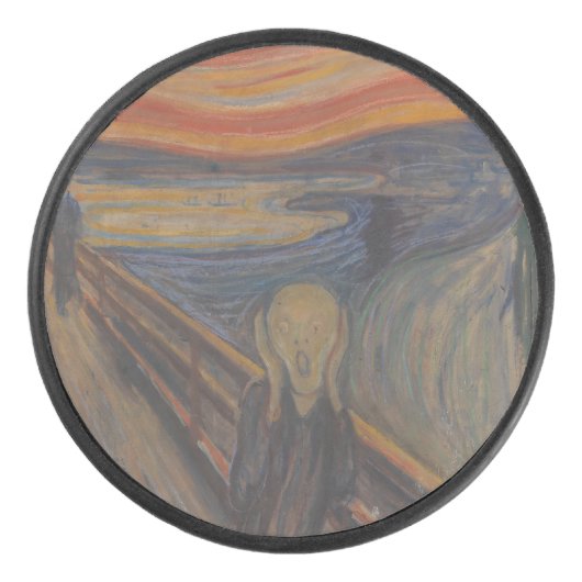 Palet De Hockey Le cri de la nature par Edvard Munch 1893 (Devant)