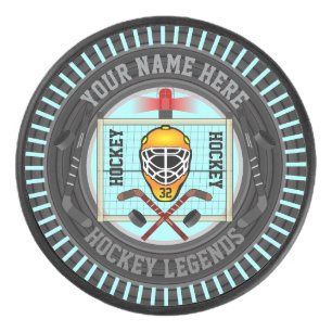 Palet De Hockey Légendes de hockey personnalisées