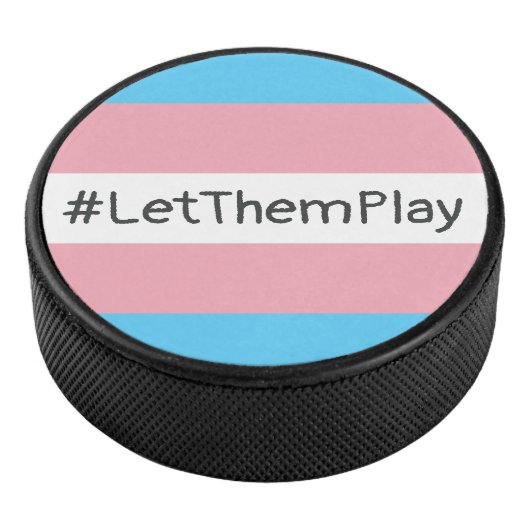 Palet De Hockey #Let'ThemPlay Drapeau Transgenre Athlètes (3/4/2016 12:00:00 AM)
