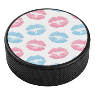 Palet De Hockey Lèvres bleues et roses Motif, Baguette à lèvres, B