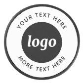 Palet De Hockey Logo Simple Avec Texte Professionnel Promotionnel (Devant)