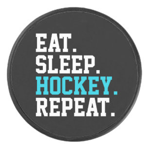 Palet De Hockey Mangez Sleep Hockey Repeat -Amateurs de hockey