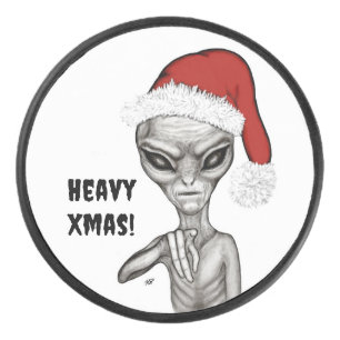 Palet De Hockey Mauvais Alien, Lourds Noël !