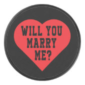 Palet De Hockey Me Marieras-Tu ? Proposition de mariage (Devant)