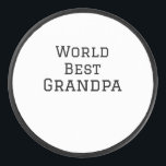 Palet De Hockey Meilleur grand-père ajouter nom texte sport texte<br><div class="desc">conception</div>