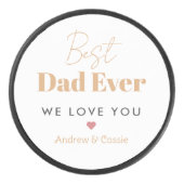 Palet De Hockey Meilleur papa (Devant)