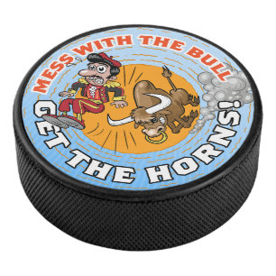 Palet De Hockey Mess avec le Bull...