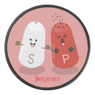 Palet De Hockey Mignons shake-sel et poivre kawaii dessin animé