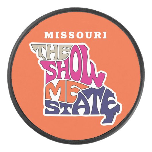 Palet De Hockey Missouri State Surnom Word Art (Devant)