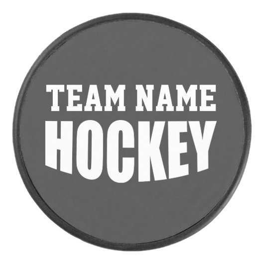 Palet De Hockey Modèle de canette de hockey sur mesure (Devant)