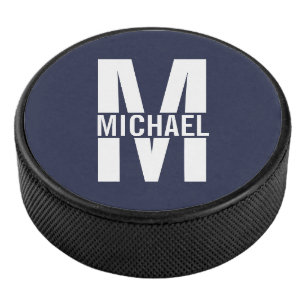 Palet De Hockey Monogramme et nom personnalisés