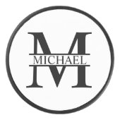 Palet De Hockey Monogramme et nom personnalisés (Devant)