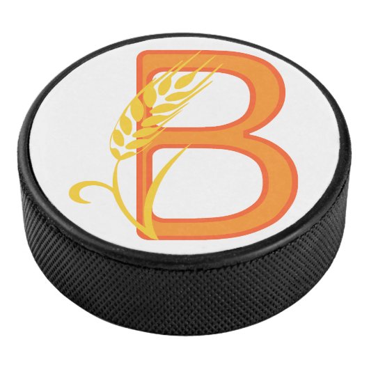 Palet De Hockey monogramme floral B lettre majuscule (3/4/2016 12:00:00 AM)