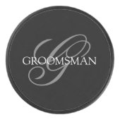 Palet De Hockey Monogramme Groomsman (Devant)