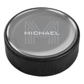 Palet De Hockey Monogramme initial du nom de pièce d'argent (3/4/2016 12:00:00 AM)