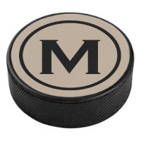 Monogramme noir simple initial