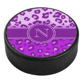 Palet De Hockey monogramme violet Empreinte de léopard (3/4/2016 12:00:00 AM)