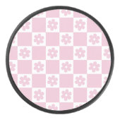 Palet De Hockey Motif à fleurs roses (Devant)