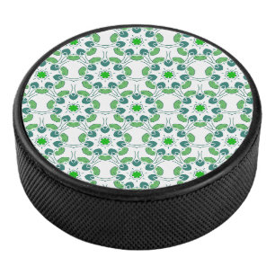 Palet De Hockey Motif de feuille, motif de feuilles, feuilles vert