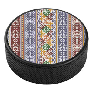 Palet De Hockey motif ethnique élégant