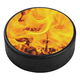 Palet De Hockey Motif Feu Et Flames