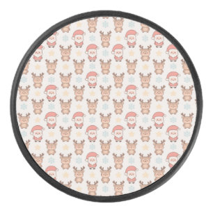 Palet De Hockey Motif joli de Père Noël et de rennes