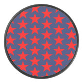 Palet De Hockey Motif Little Red Stars (Devant)