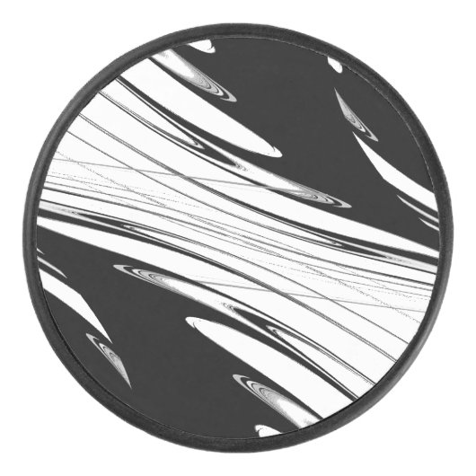 Palet De Hockey Noir et blanc moderne (Devant)