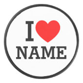 Palet De Hockey Nom du coeur (Devant)