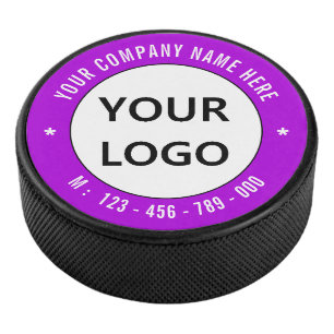 Palet De Hockey Nom du logo de votre entreprise Info Modèle de can