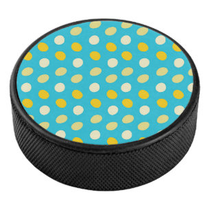 Palet De Hockey Oeufs Colorés Bleu Blanc Jaune Nids d'Oiseaux Natu