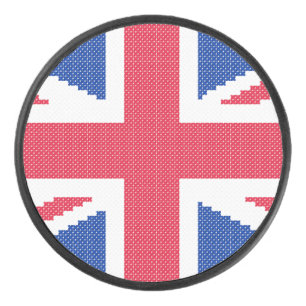 Palet De Hockey Original cross-stitch design Union Jack