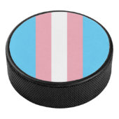 Palet De Hockey pale trans flag on hockey puck (3/4/2016 12:00:00 AM)