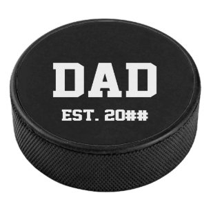 Palet De Hockey Papa Ét. 20xx Année de création Noir et Blanc
