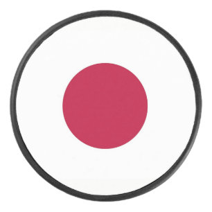 Palet De Hockey Patriotique hockeyeur avec drapeau du Japon