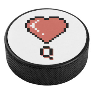 Palet De Hockey Plan noir de la reine du coeur