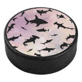 Palet De Hockey Poisson rose sur galaxie dégradée Espace (3/4/2016 12:00:00 AM)