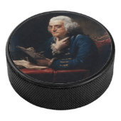 Palet De Hockey Portrait de pouce, Benjamin Franklin Père fondateu (3/4/2016 12:00:00 AM)