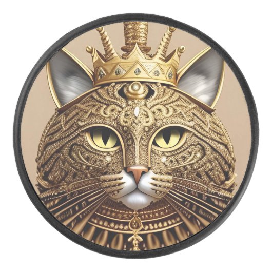 Palet De Hockey Profil de chat royal (Devant)