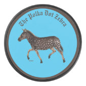 Palet De Hockey Pub anglais Polka Dot Zebra (Devant)